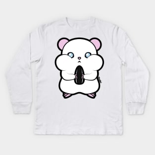 White Hamster Kids Long Sleeve T-Shirt